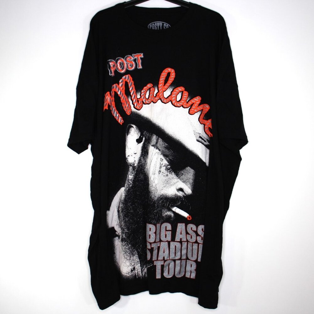 Posty Co Mens One Size Post Malone Big Ass Stadium Tour Pajama T-Shirt NEW N1371